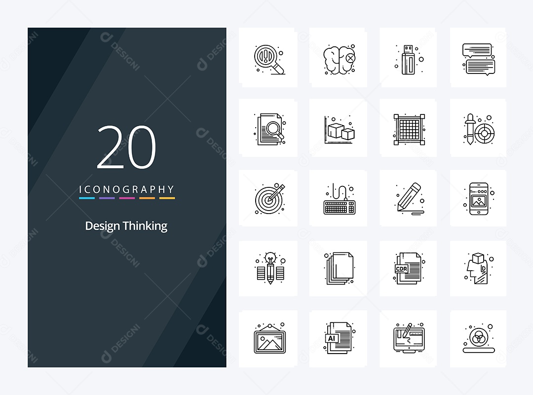 Pacote de Ícones e Elementos Vetores EPS