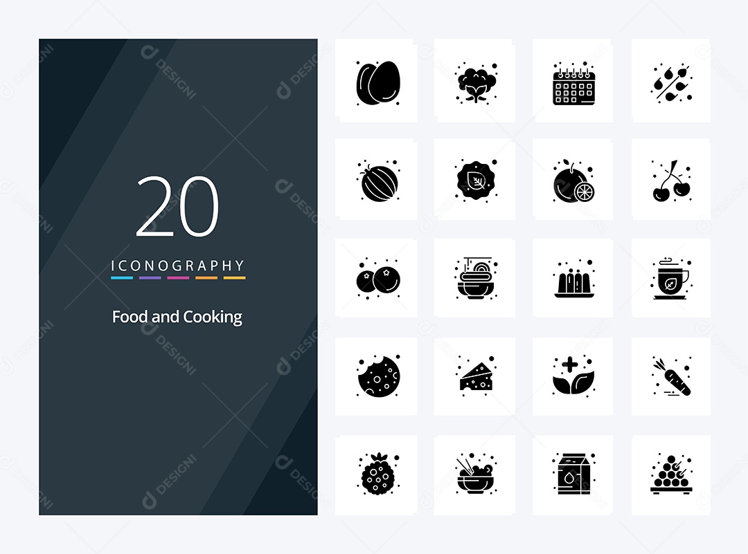 Pacote de Ícones e Elementos Vetores EPS