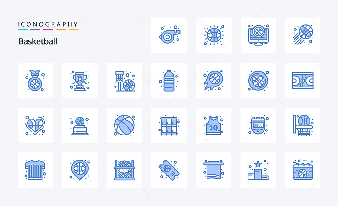 Pacote de Ícones e Elementos Vetores EPS