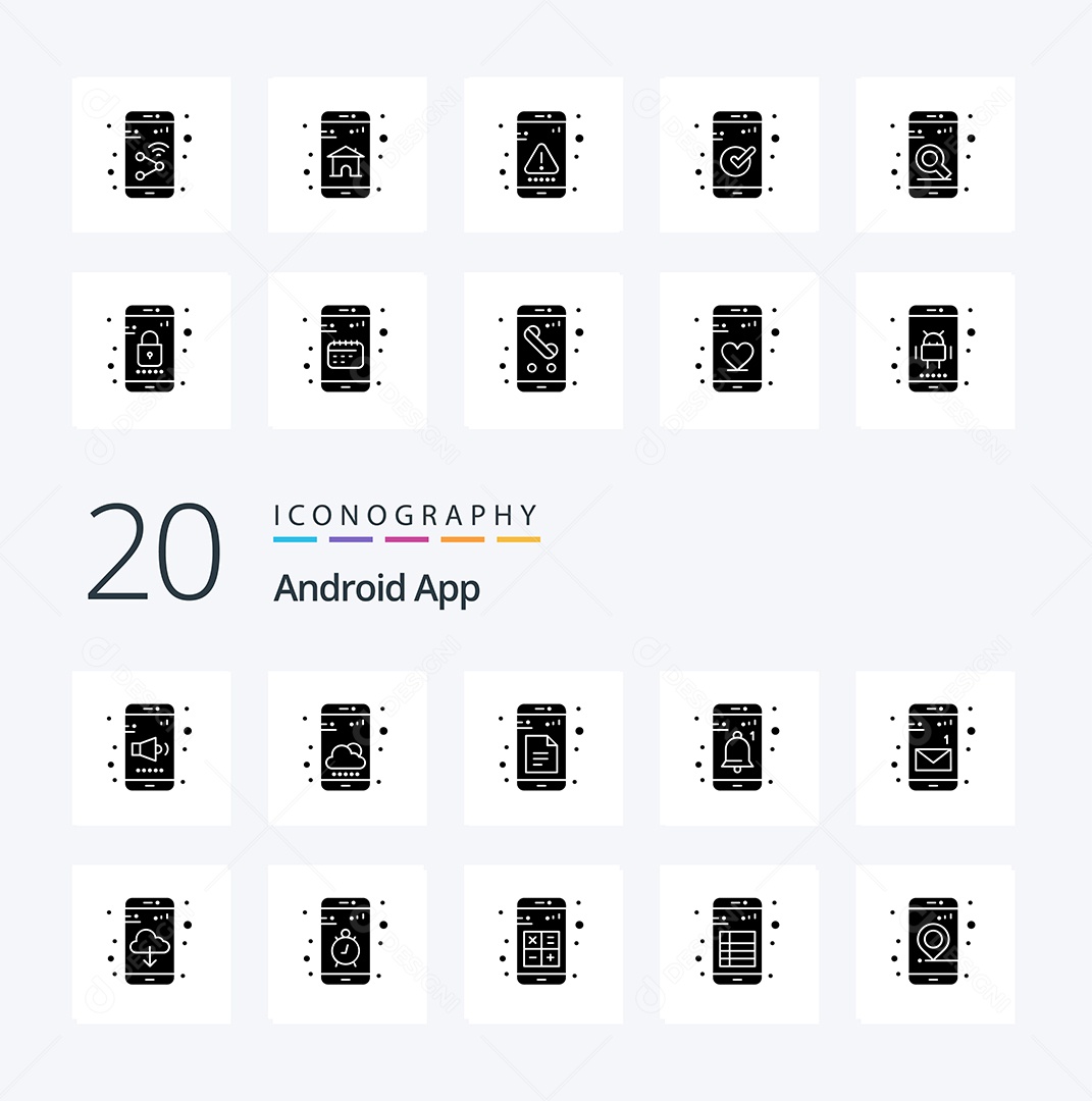 Pacote de Ícones e Elementos Vetores EPS