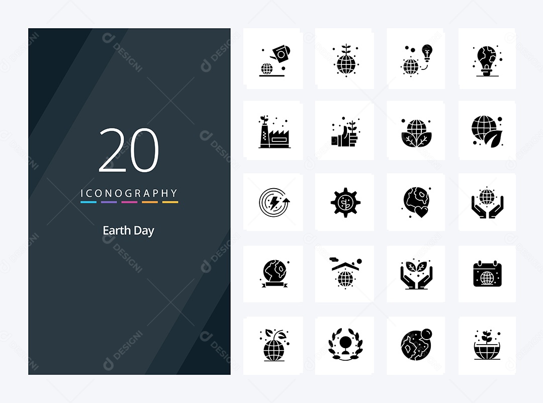 Pacote de Ícones e Elementos Vetores EPS