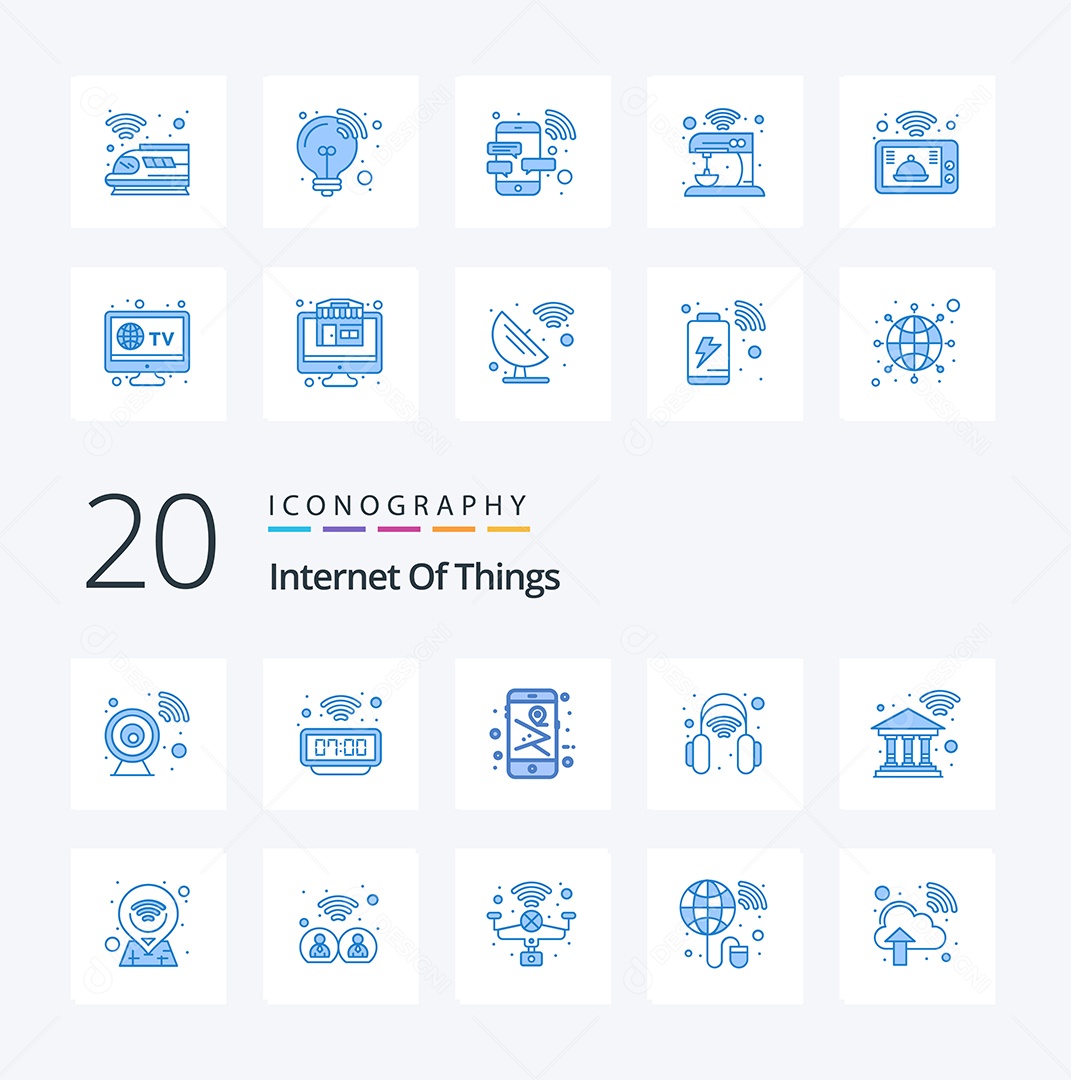 Pacote de Ícones e Elementos Vetores EPS