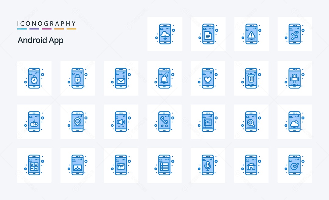 Pacote de Ícones e Elementos Vetores EPS