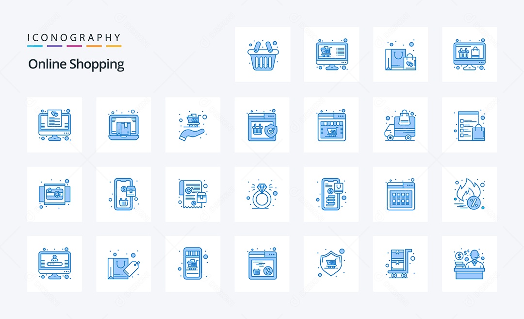 Pacote de Ícones e Elementos Vetores EPS