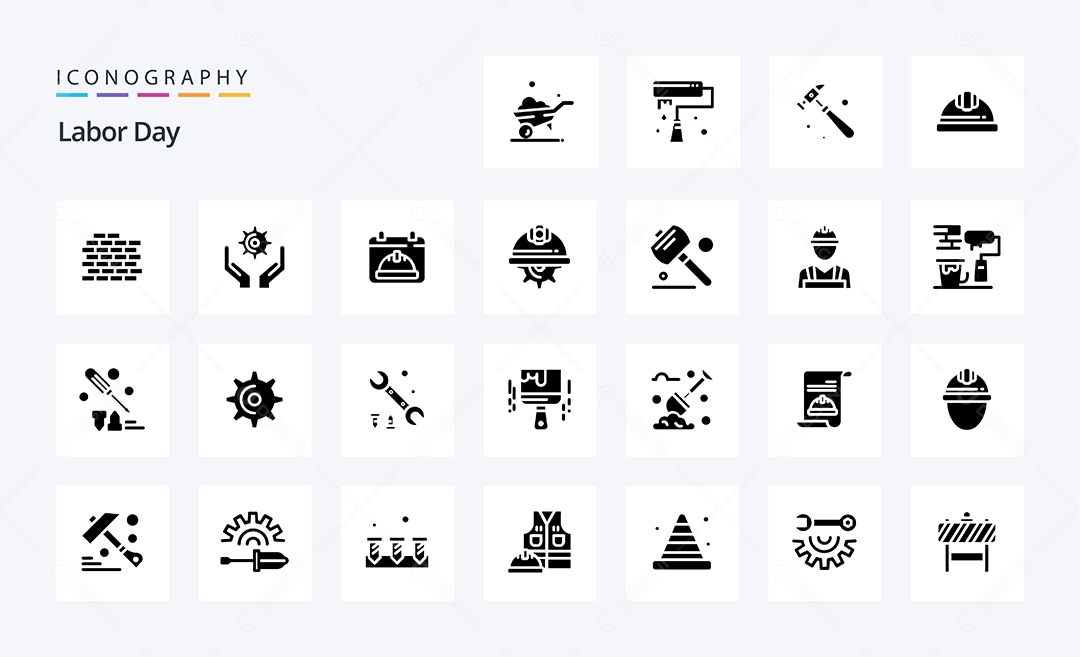 Pacote de Ícones e Elementos Vetores EPS