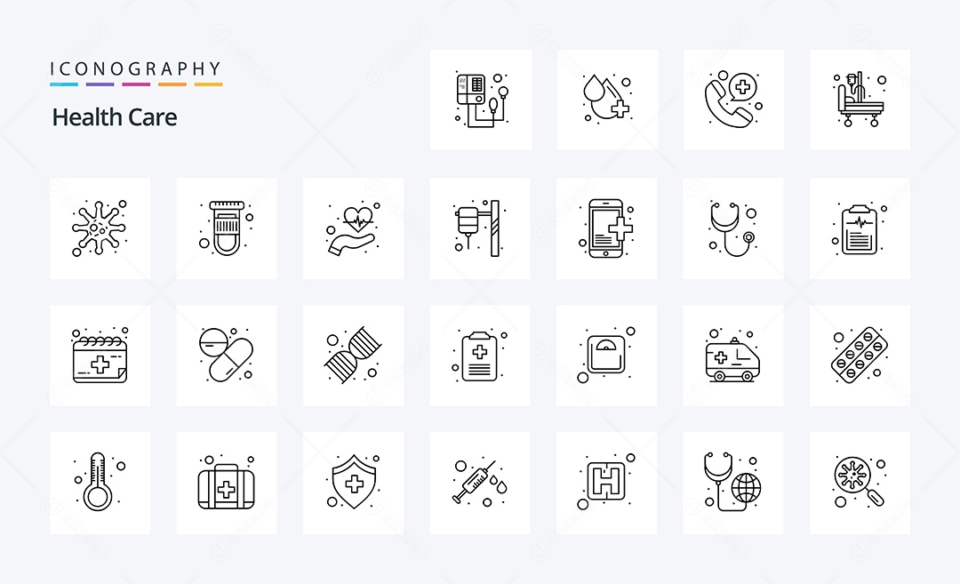 Pacote de Ícones e Elementos Vetores EPS