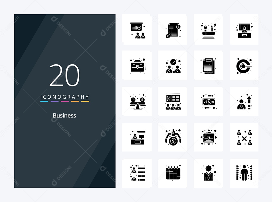Pacote de Ícones e Elementos Vetores EPS