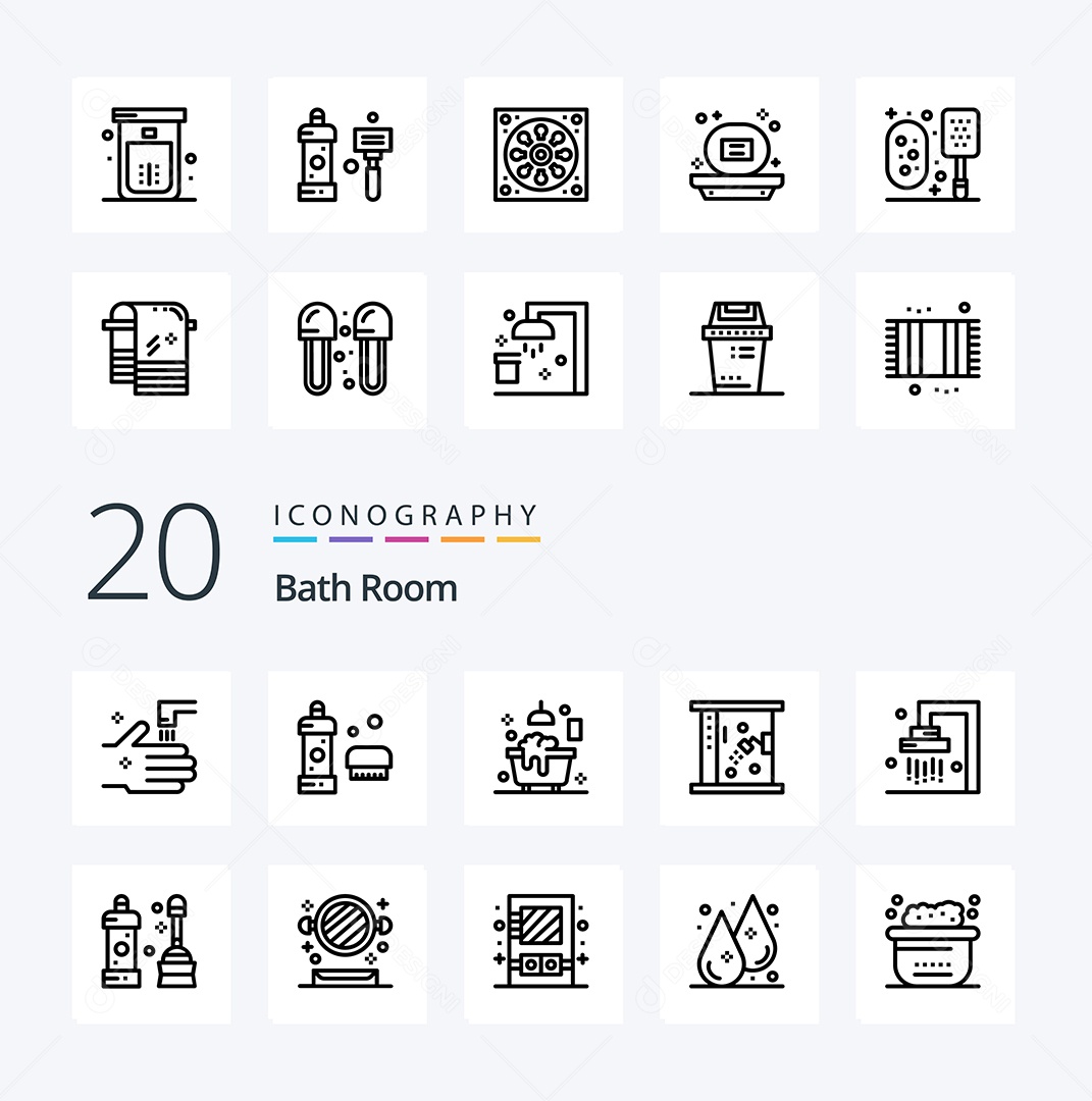 Pacote de Ícones Ilustrações Vetores EPS