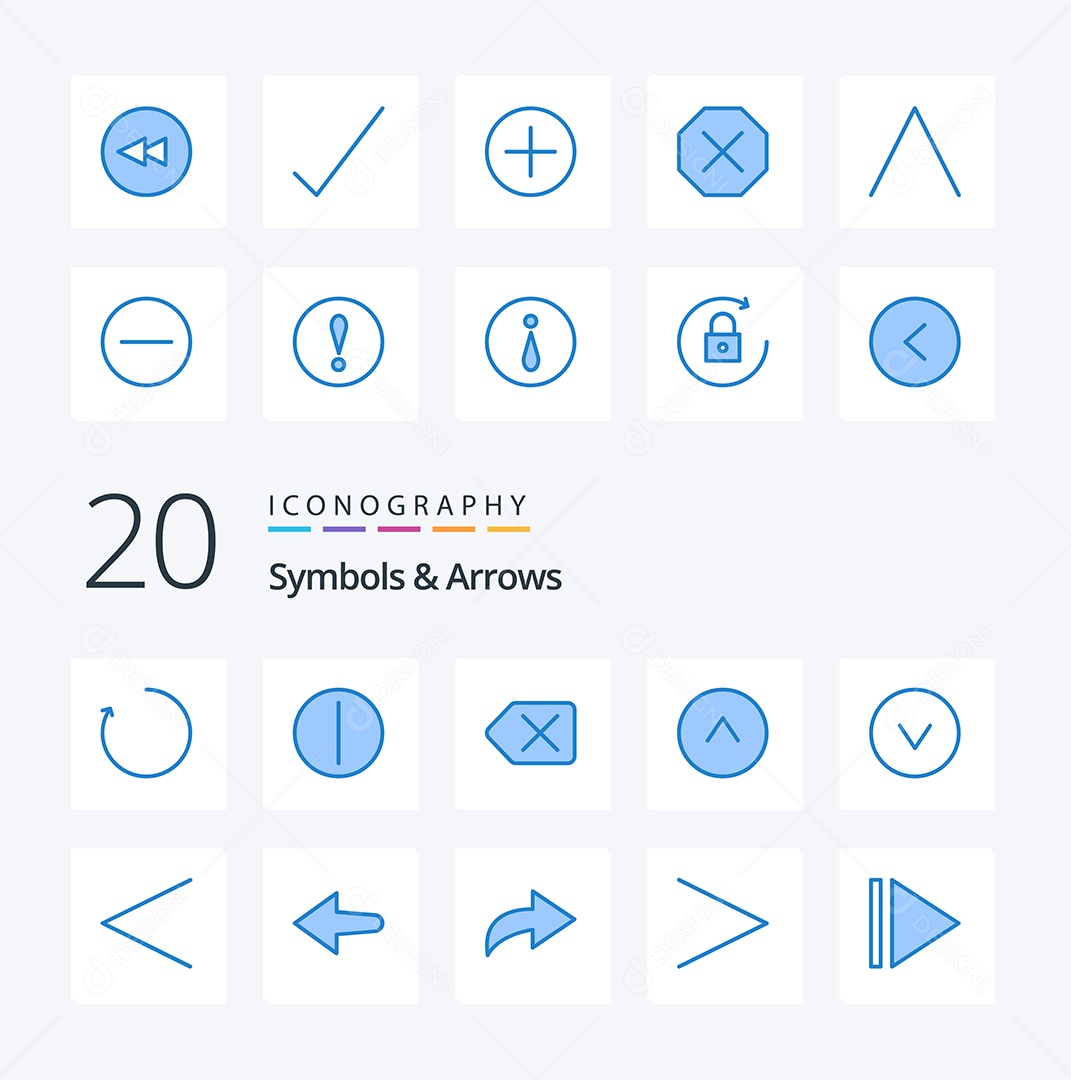 Pacote de ícones de Direção Vetores EPS