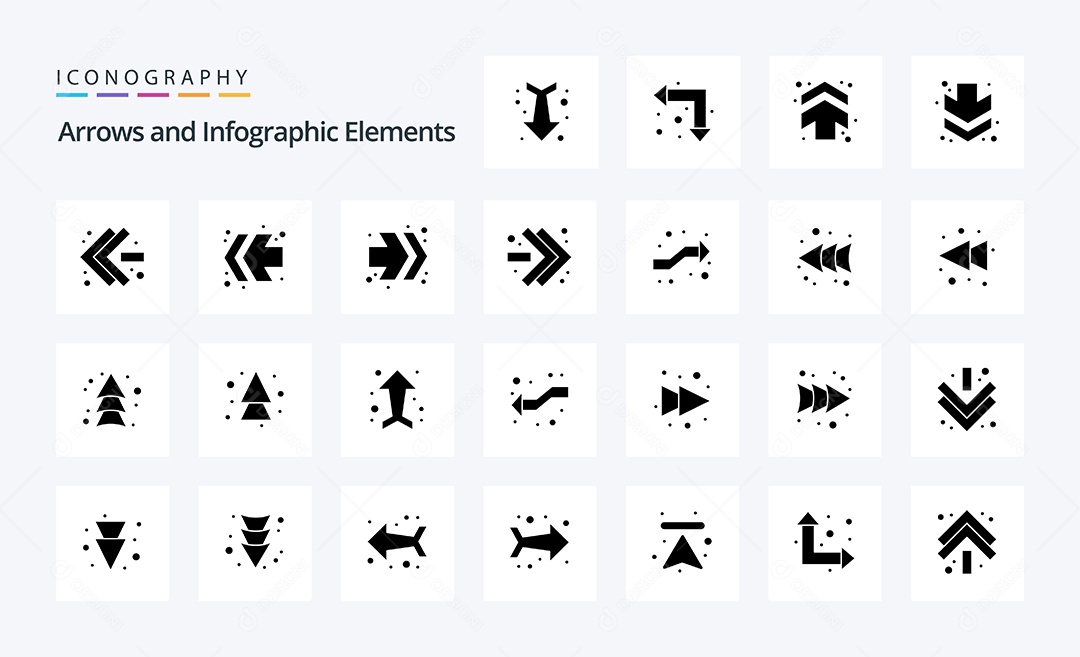 Pacote de ícones de Direção Vetores EPS