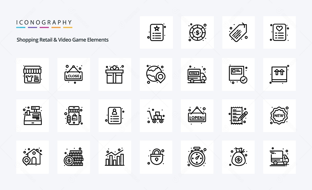 Pacote de ícones de Vetores EPS