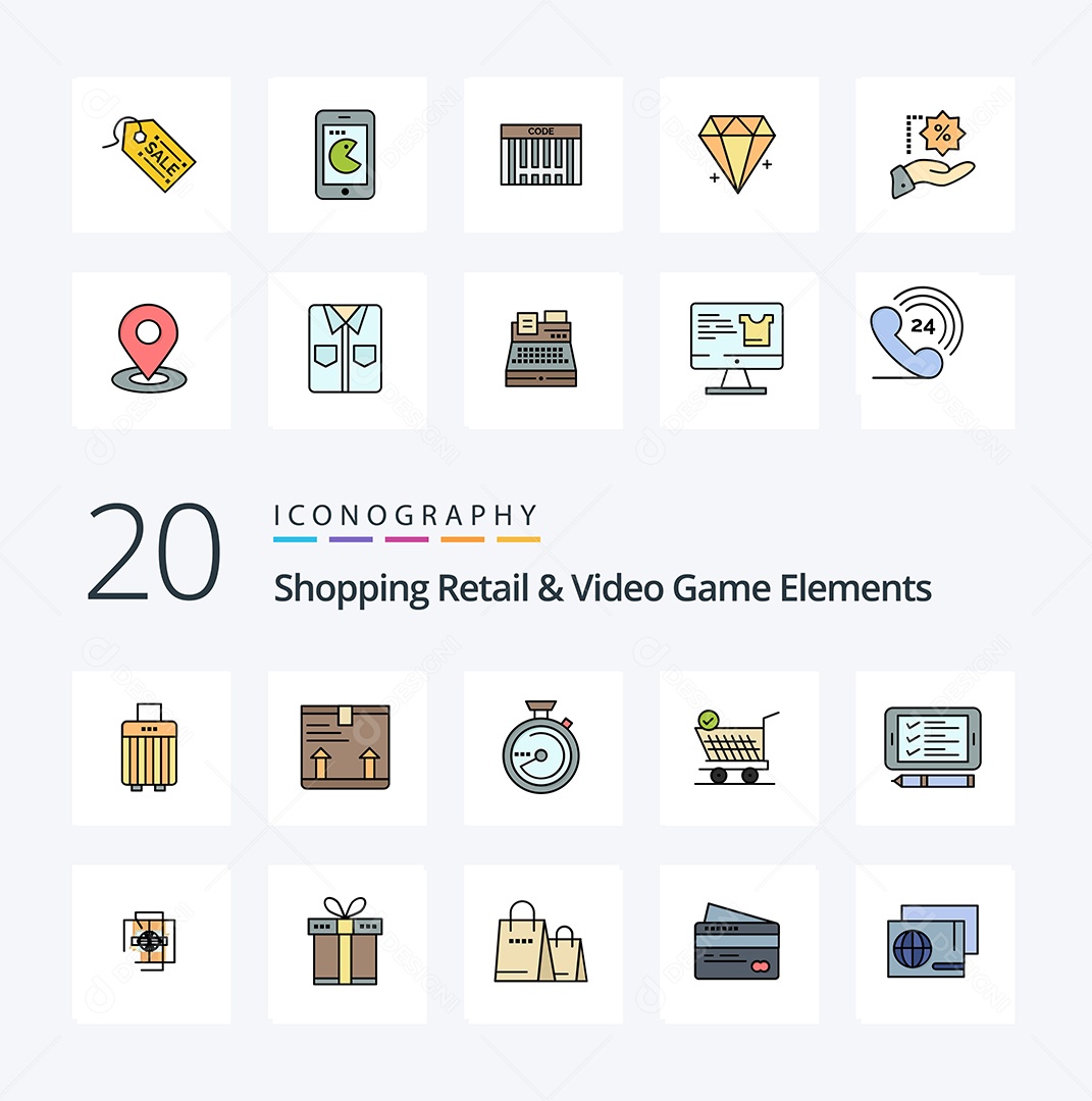 Pacote de ícones de Vetores EPS