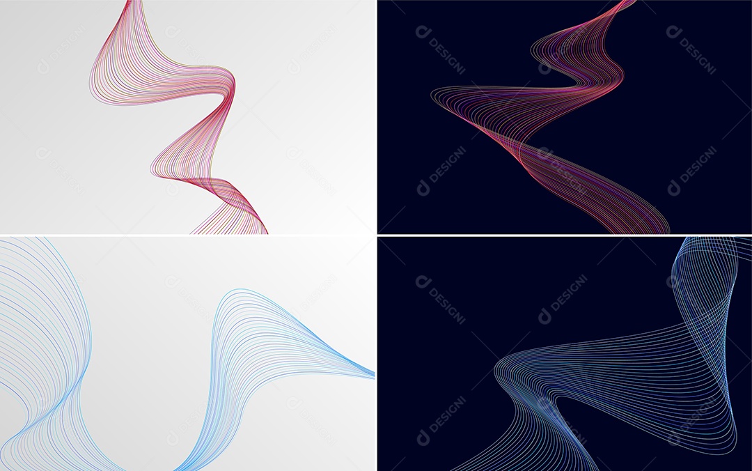 Minimal lines geometric pattern set collection EPS.zip ve