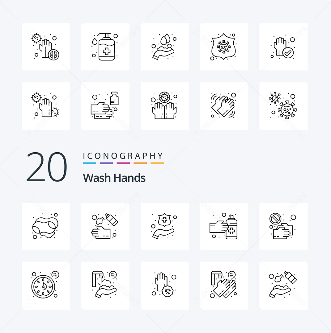 Pacote de ícones de Higiene Vetores EPS