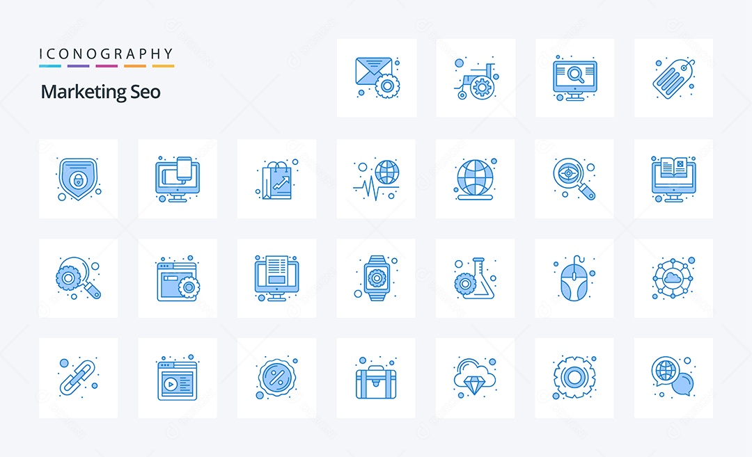 Pacote de ícones de Marketing Vetores EPS