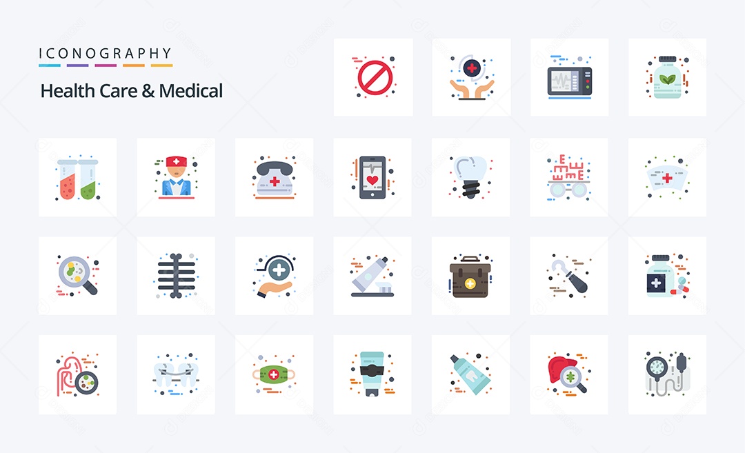 Pacote de ícones de Assistência Médica Vetores EPS