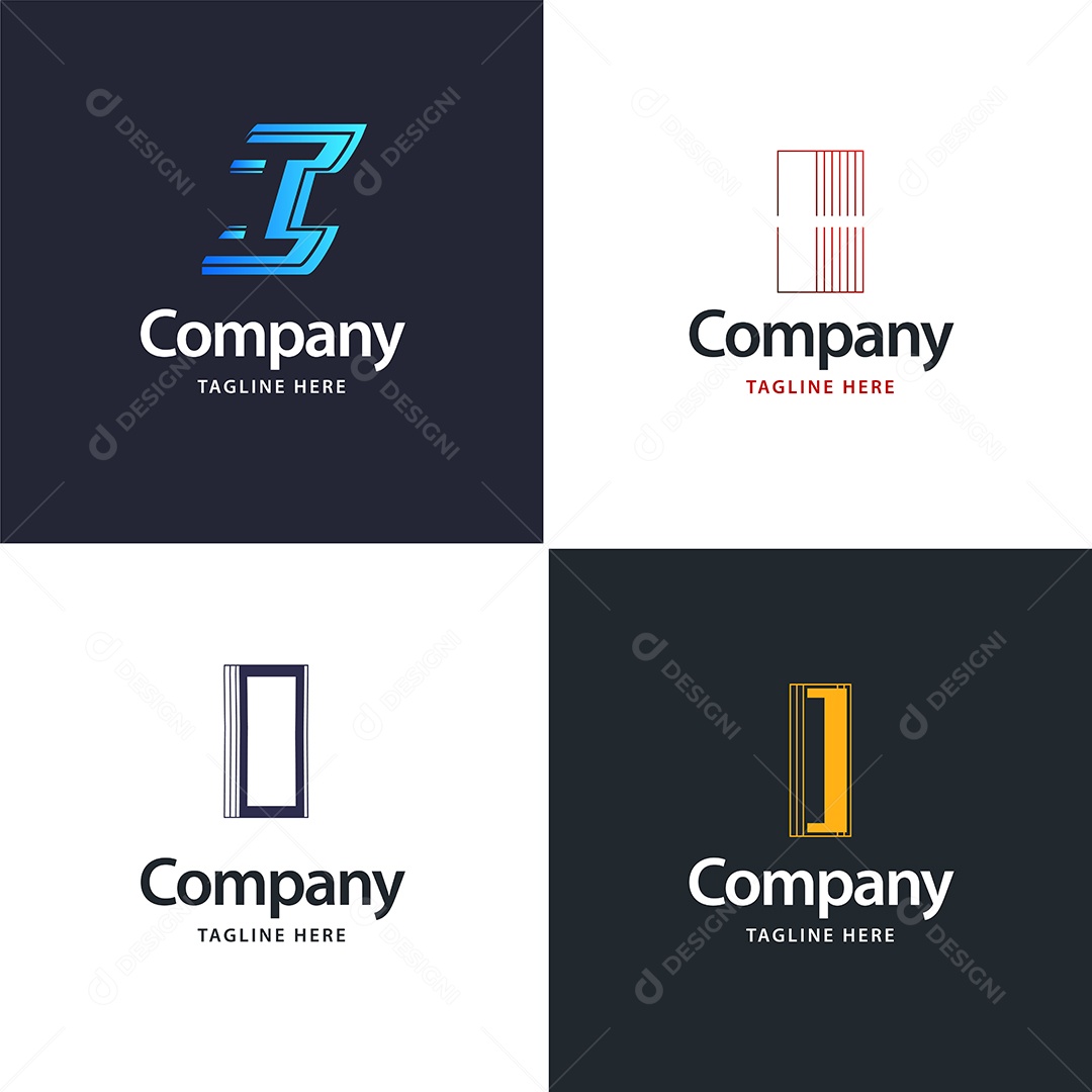 Logo I Logotipos Modernos AI Editável