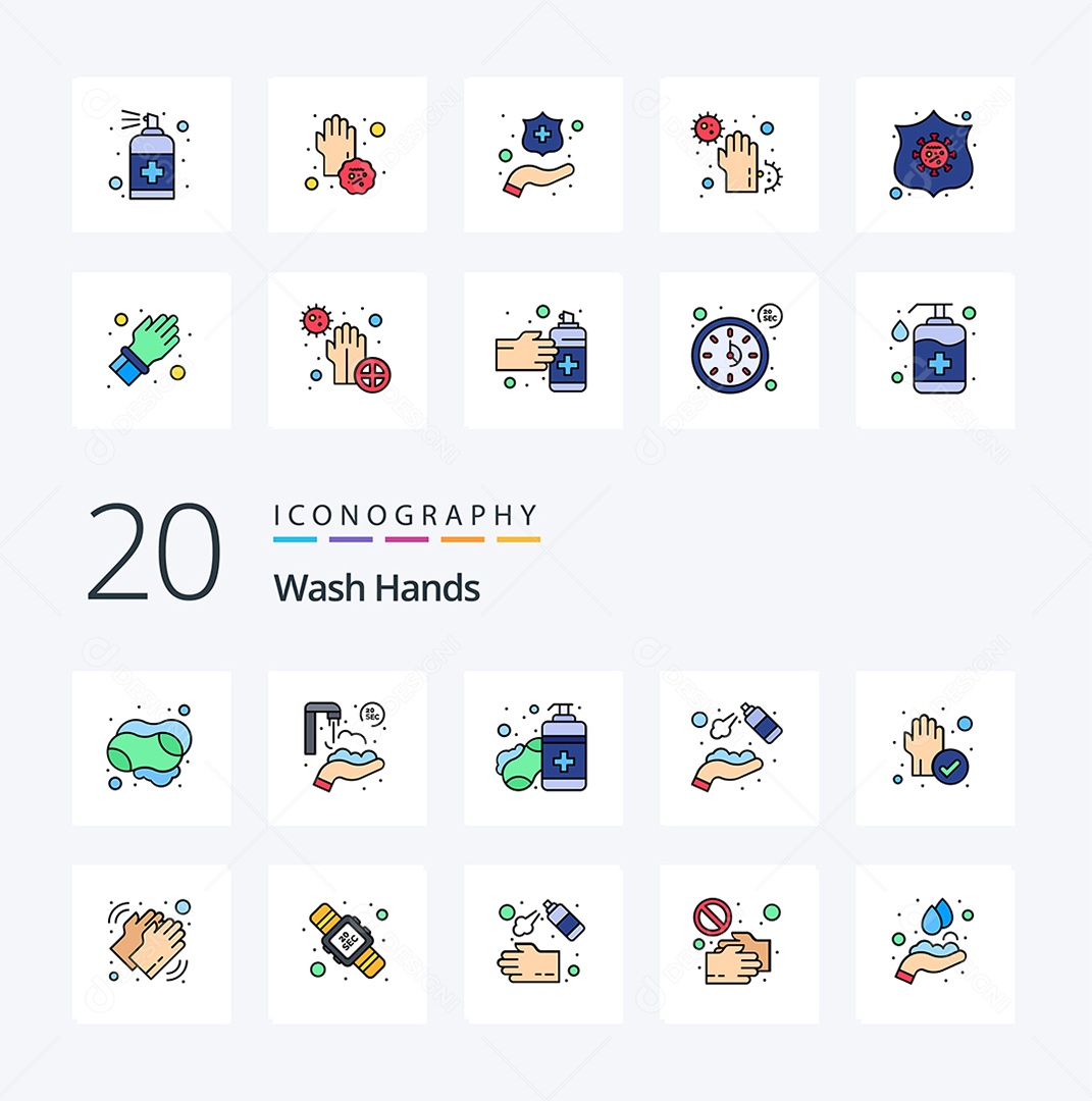 Pacote de Ícones e Elementos Vetores EPS