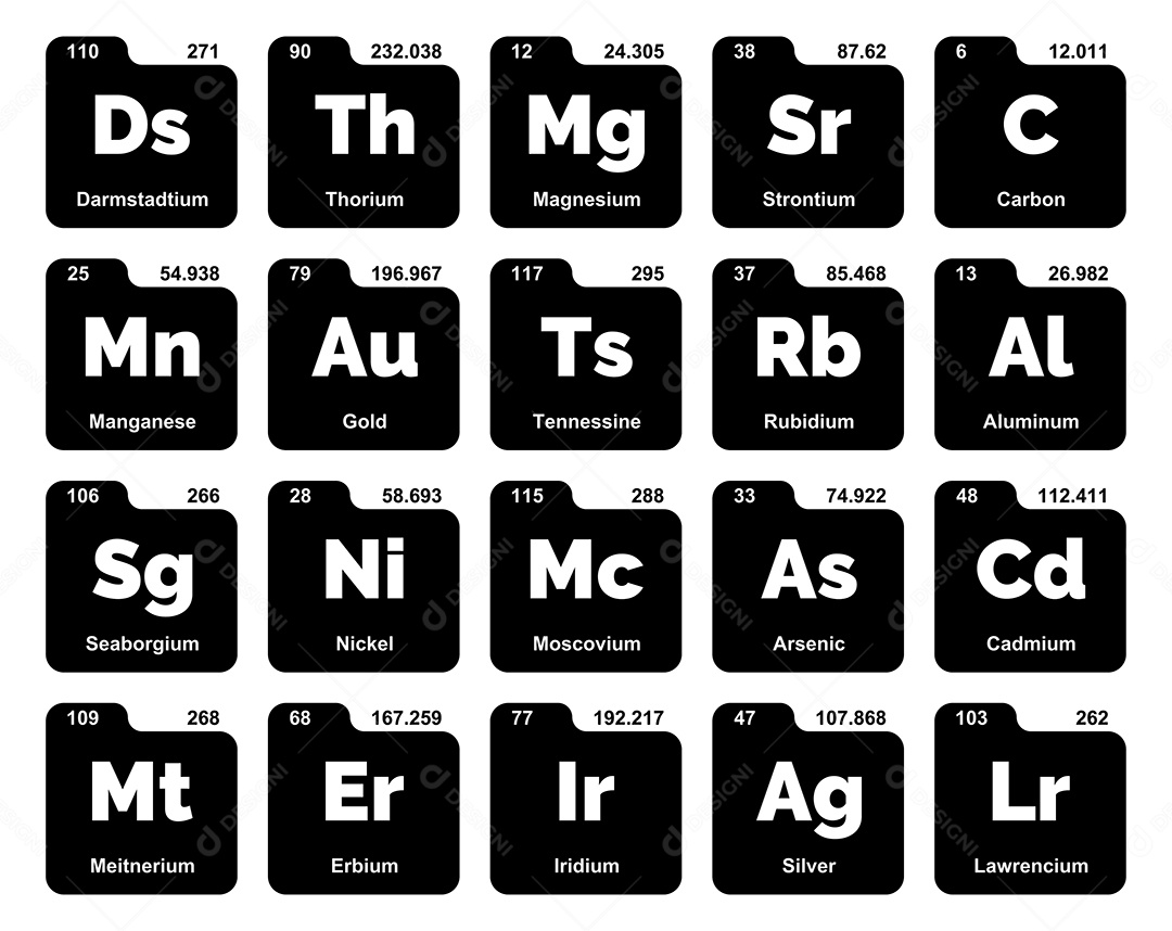 Tabela Periódica Vetor EPS
