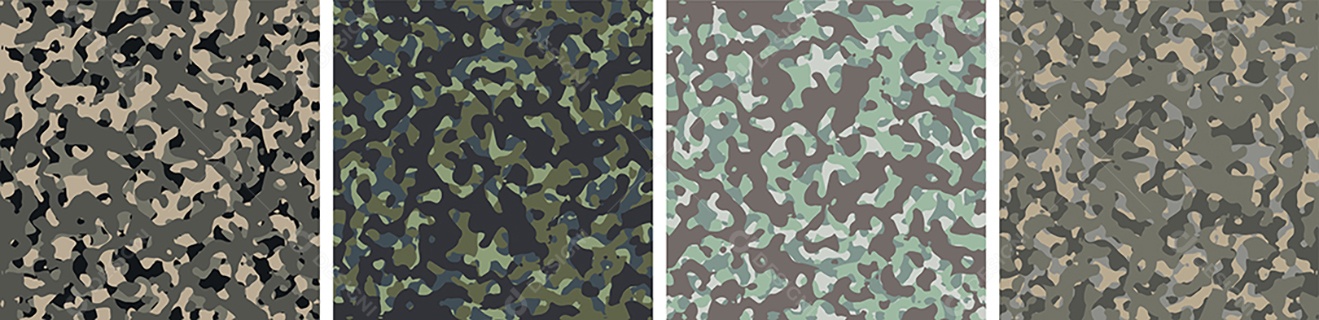 Padrão de Conjunto de fundo de Camuflagem Vetor EPS