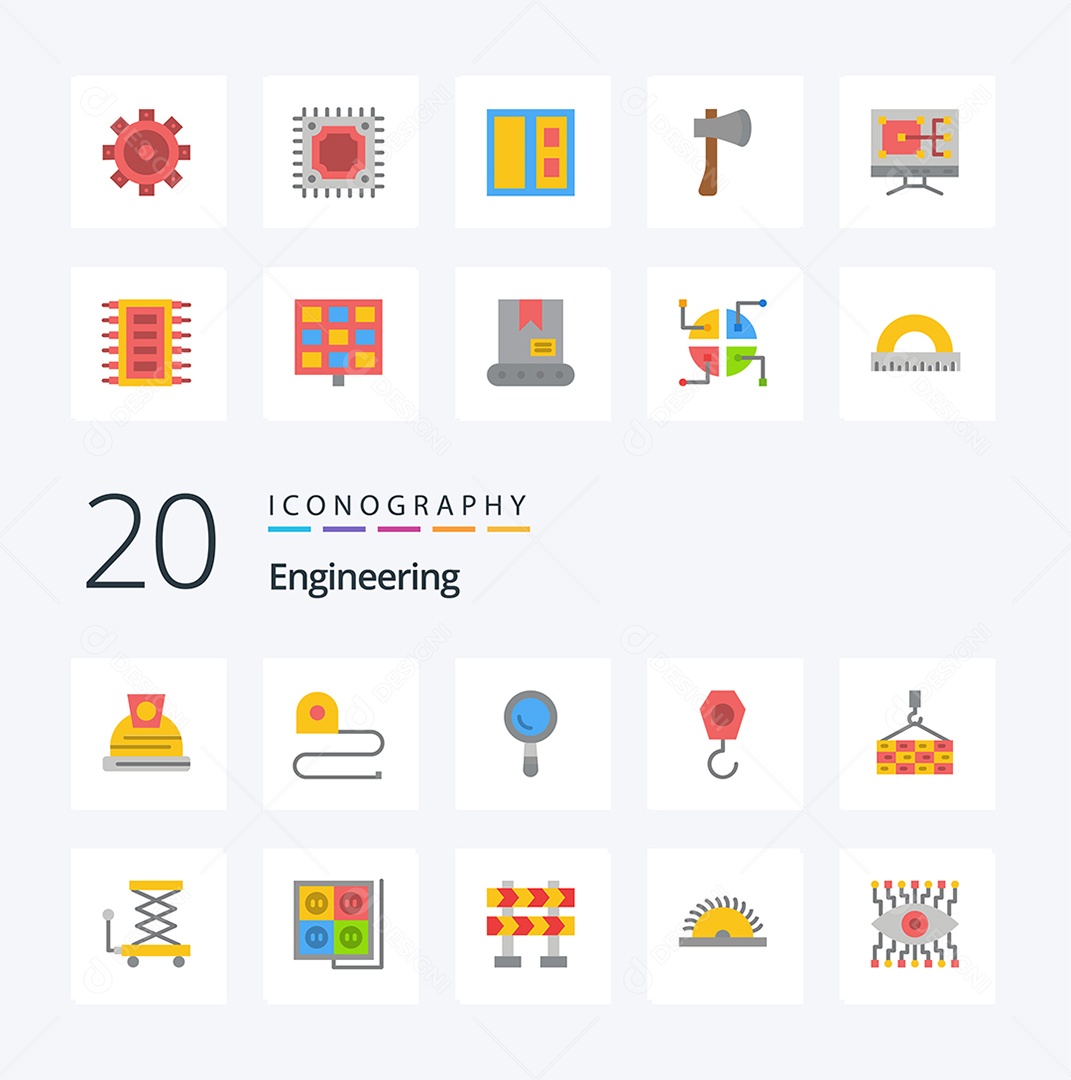 Pacote de Ícones e Elementos Vetores EPS