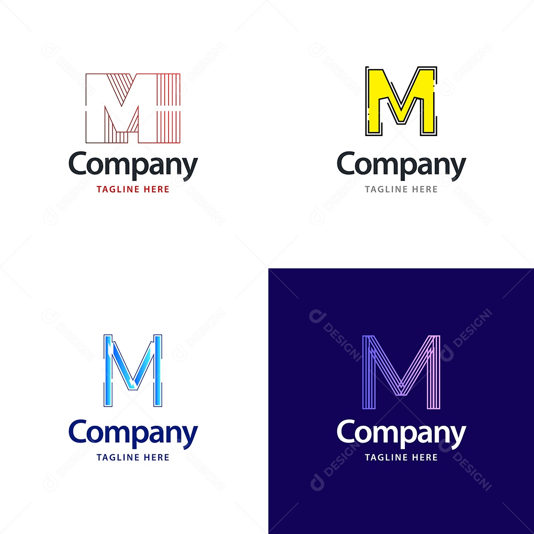 Logotipos Modernos AI Editável