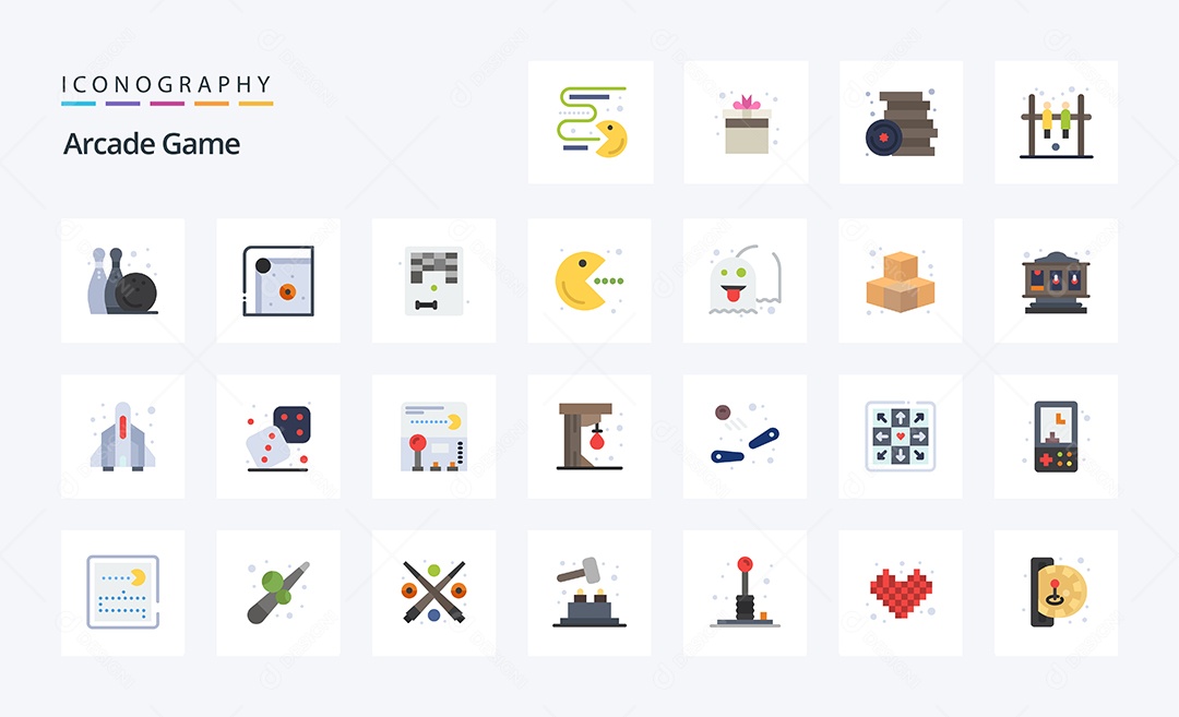 Pacote de Ícones Gamer Vetores EPS