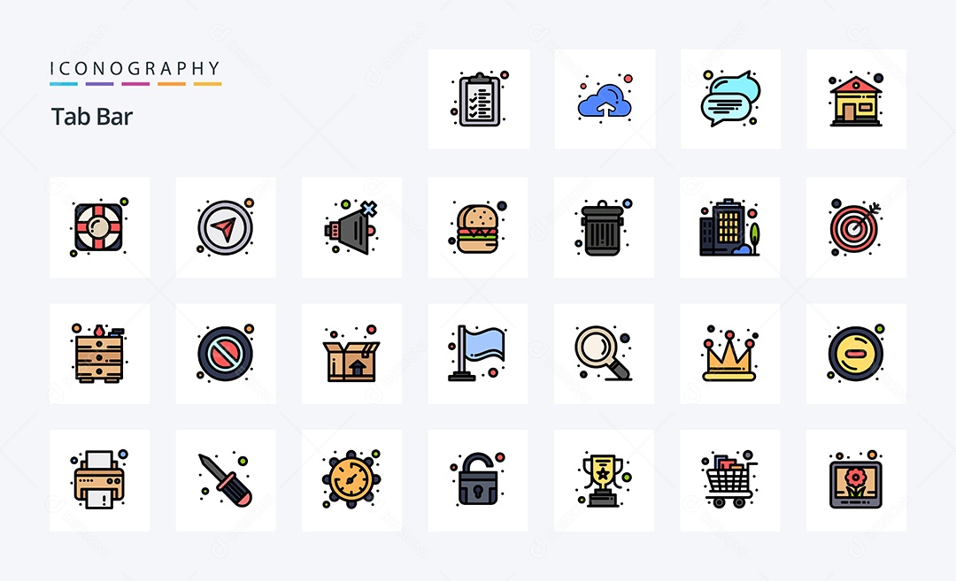 Pacote de Ícones Vetores EPS