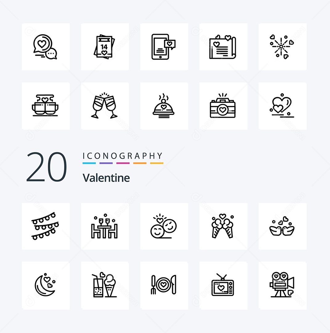 Pacote de Ícones Preto Vetores EPS