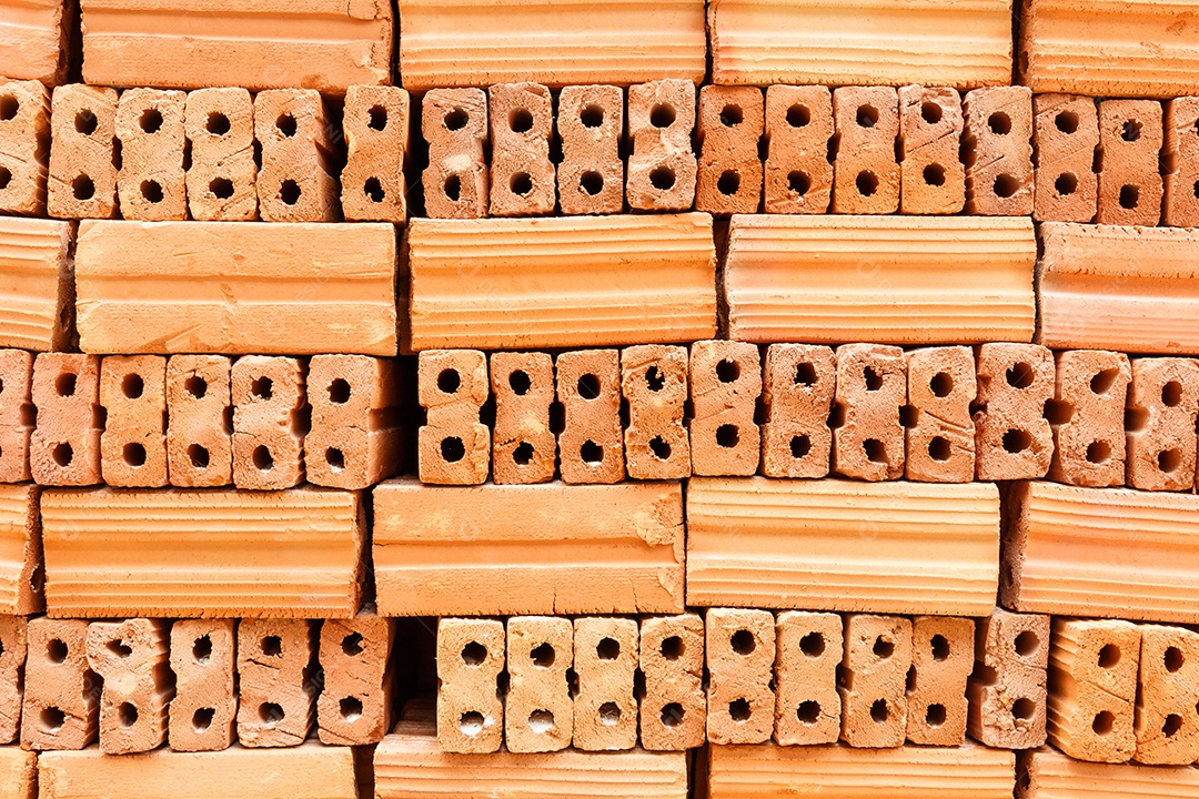 Textura de tijolo empilhados