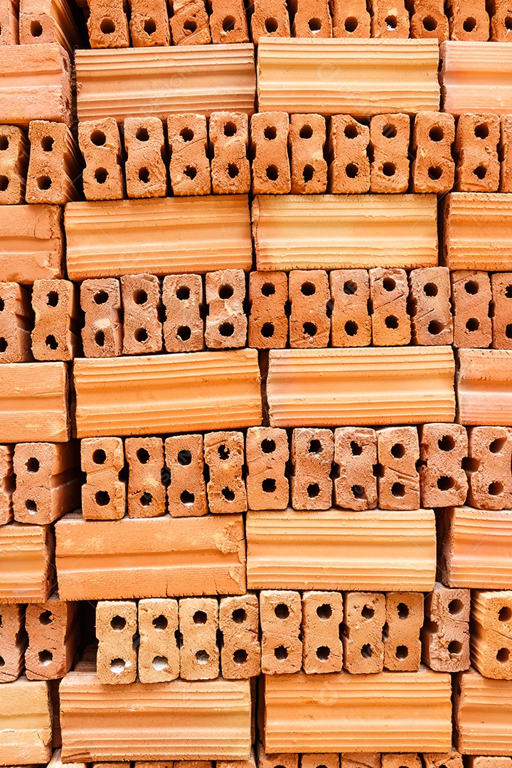 Textura de tijolo empilhados