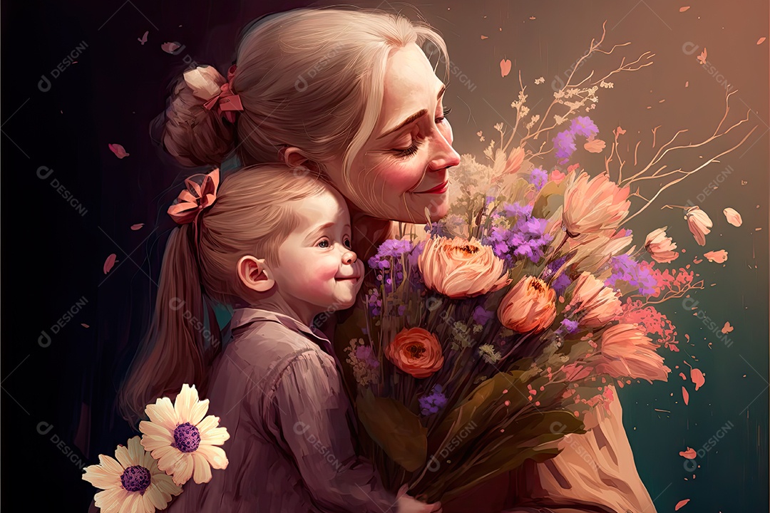 ilustração dia das mães