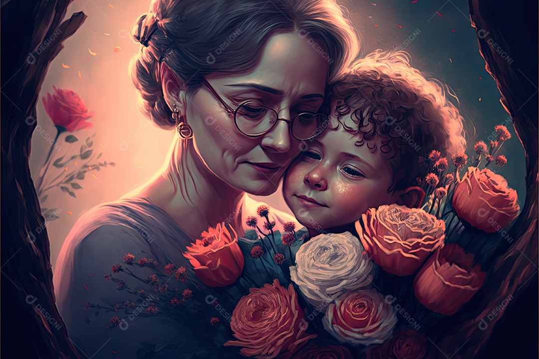 ilustração dia das mães