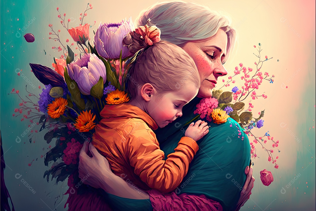 ilustração dia das mães