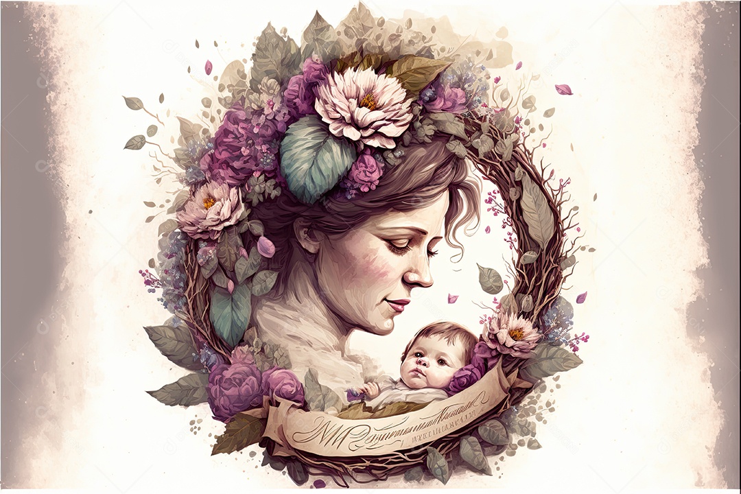 ilustração dia das mães