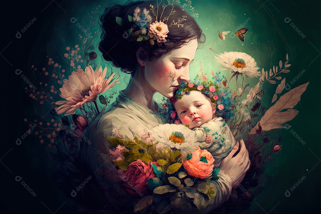 ilustração dia das mães