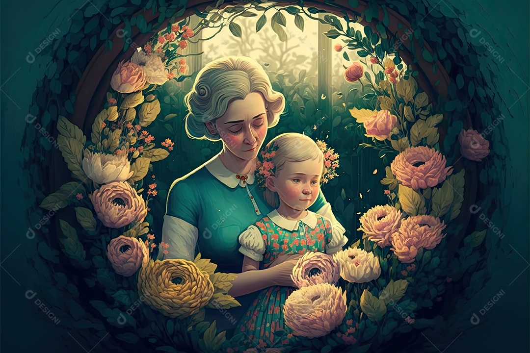 ilustração dia das mães