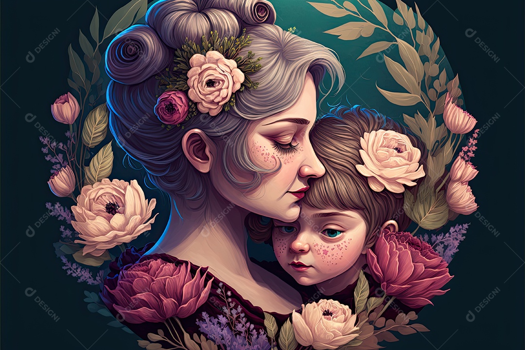 ilustração dia das mães