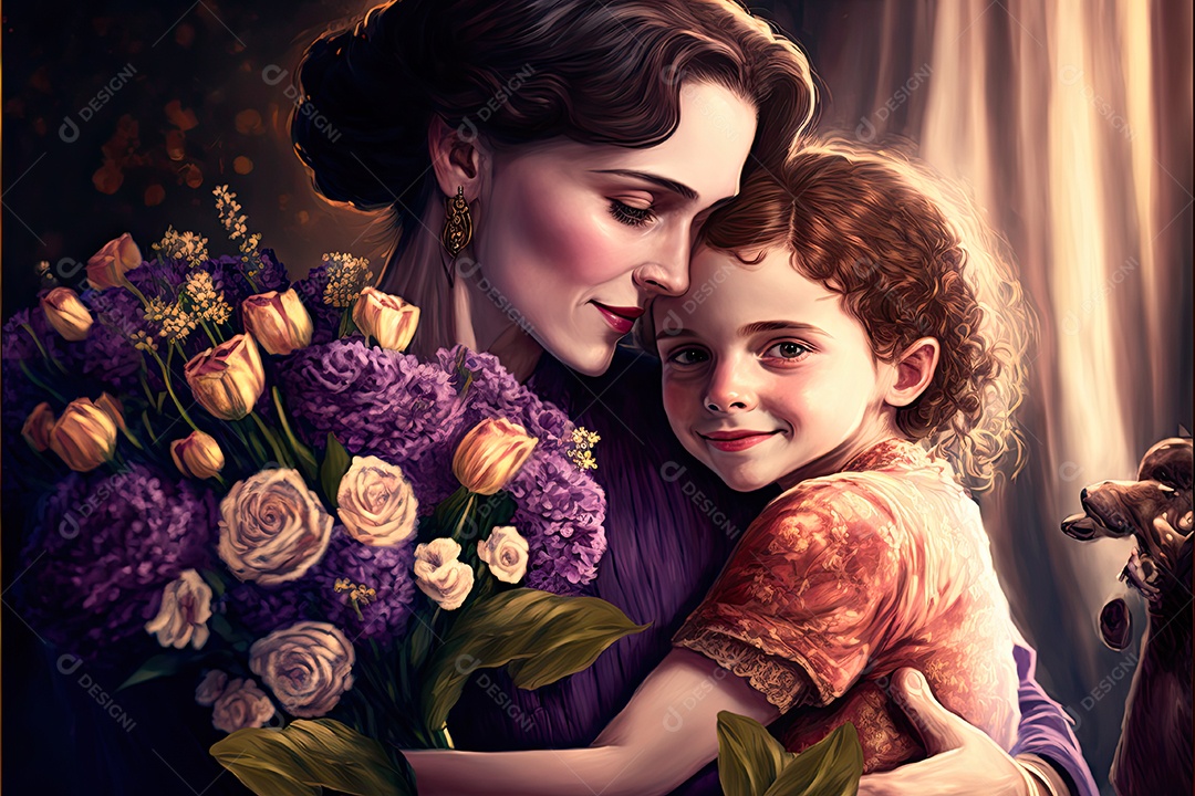 ilustração dia das mães