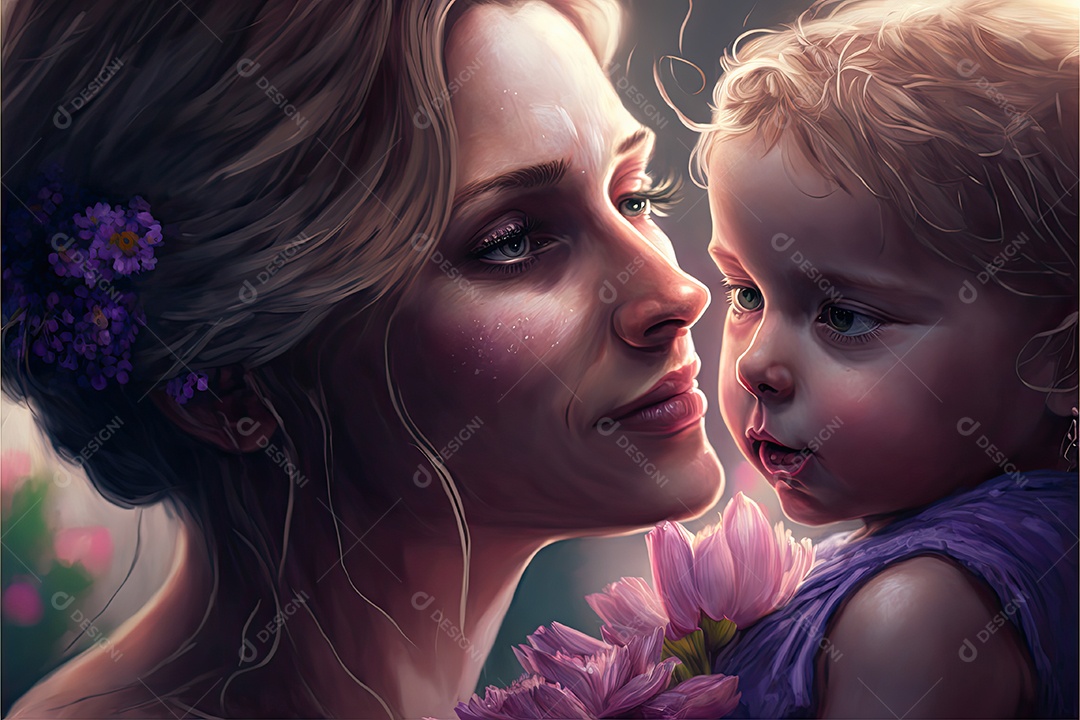 ilustração dia das mães