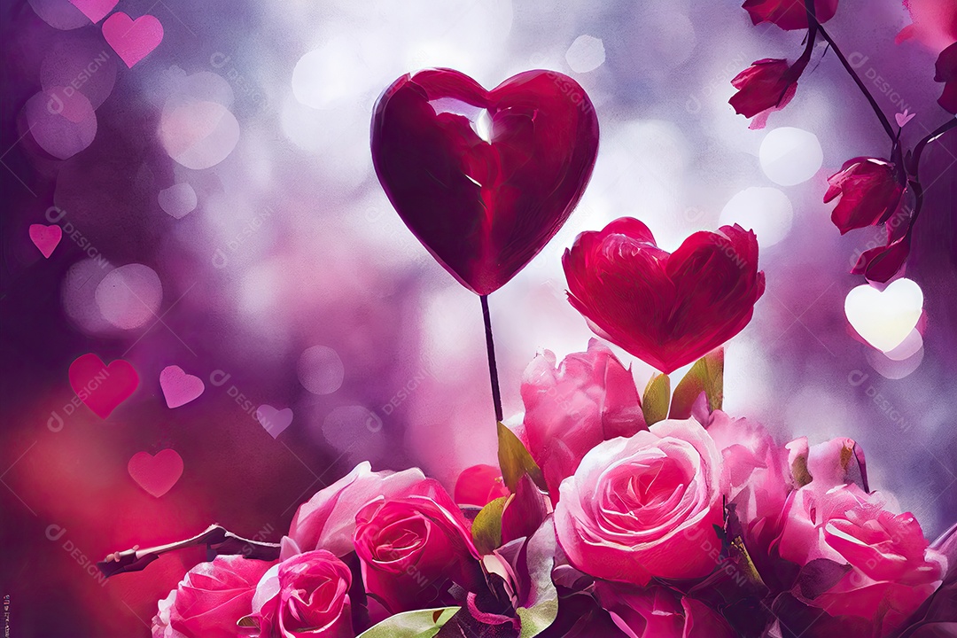 Ilustração sobre o dia dos namorados