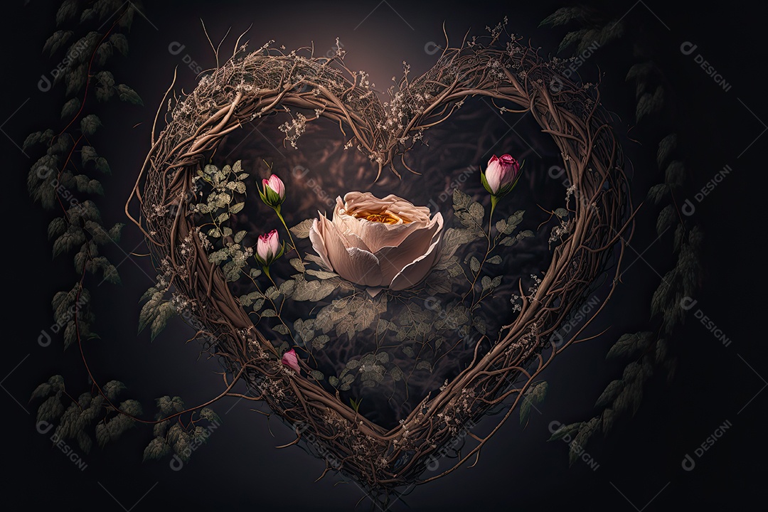 Ilustração sobre o dia dos namorados