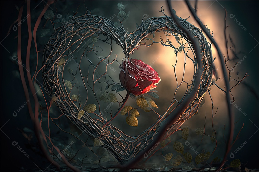 Ilustração sobre o dia dos namorados