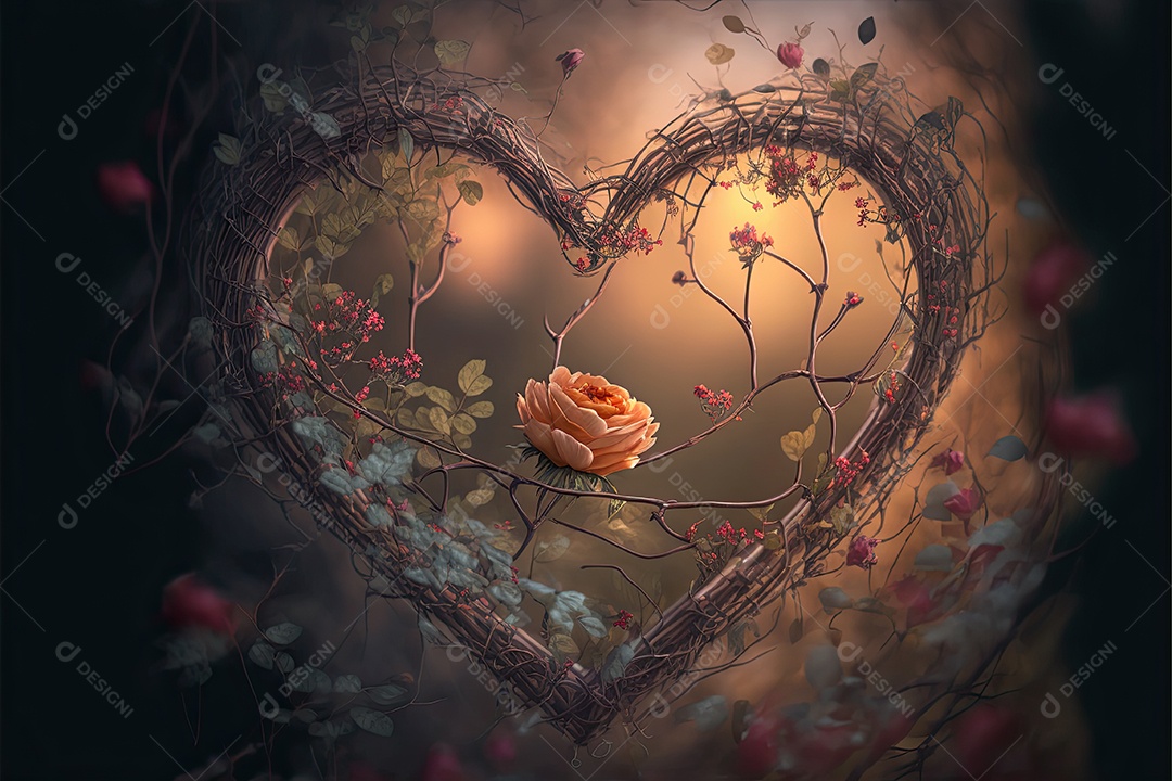 Ilustração sobre o dia dos namorados