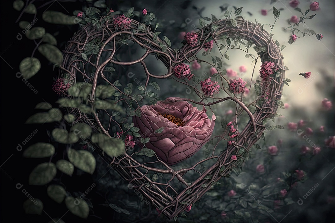 Ilustração sobre o dia dos namorados