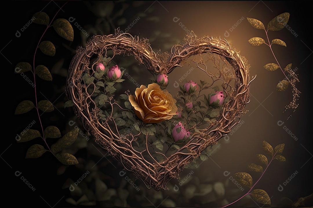 Ilustração sobre o dia dos namorados