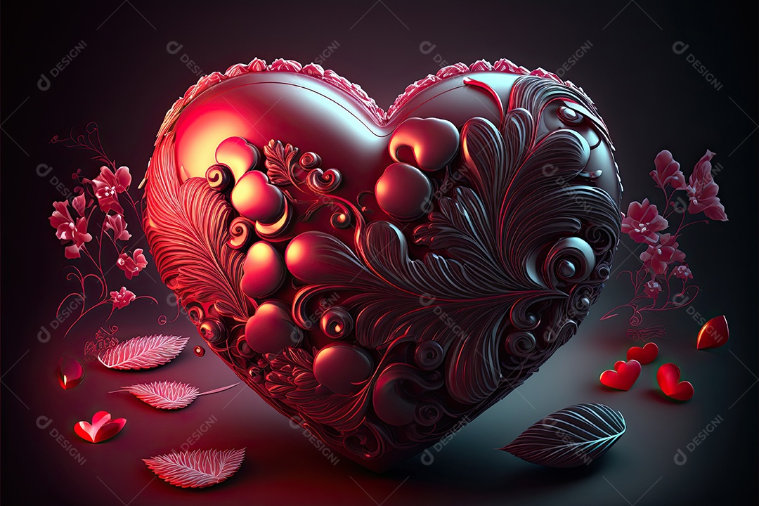 Ilustração sobre o dia dos namorados