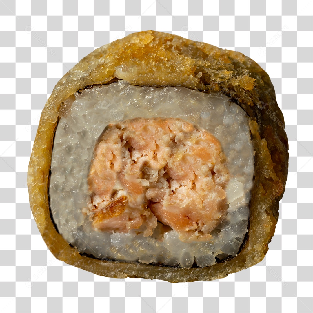 Comida Japonesa Hot Roll Sushi PNG Transparente