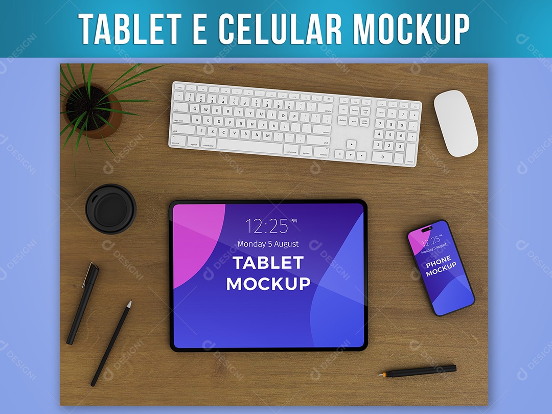 Mockup Tablet PSD Editável