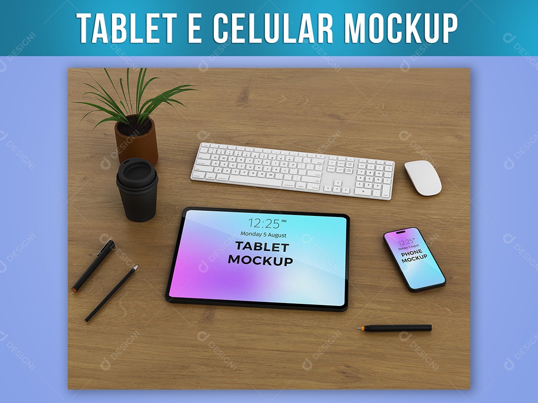 Mockup Tablet PSD Editável
